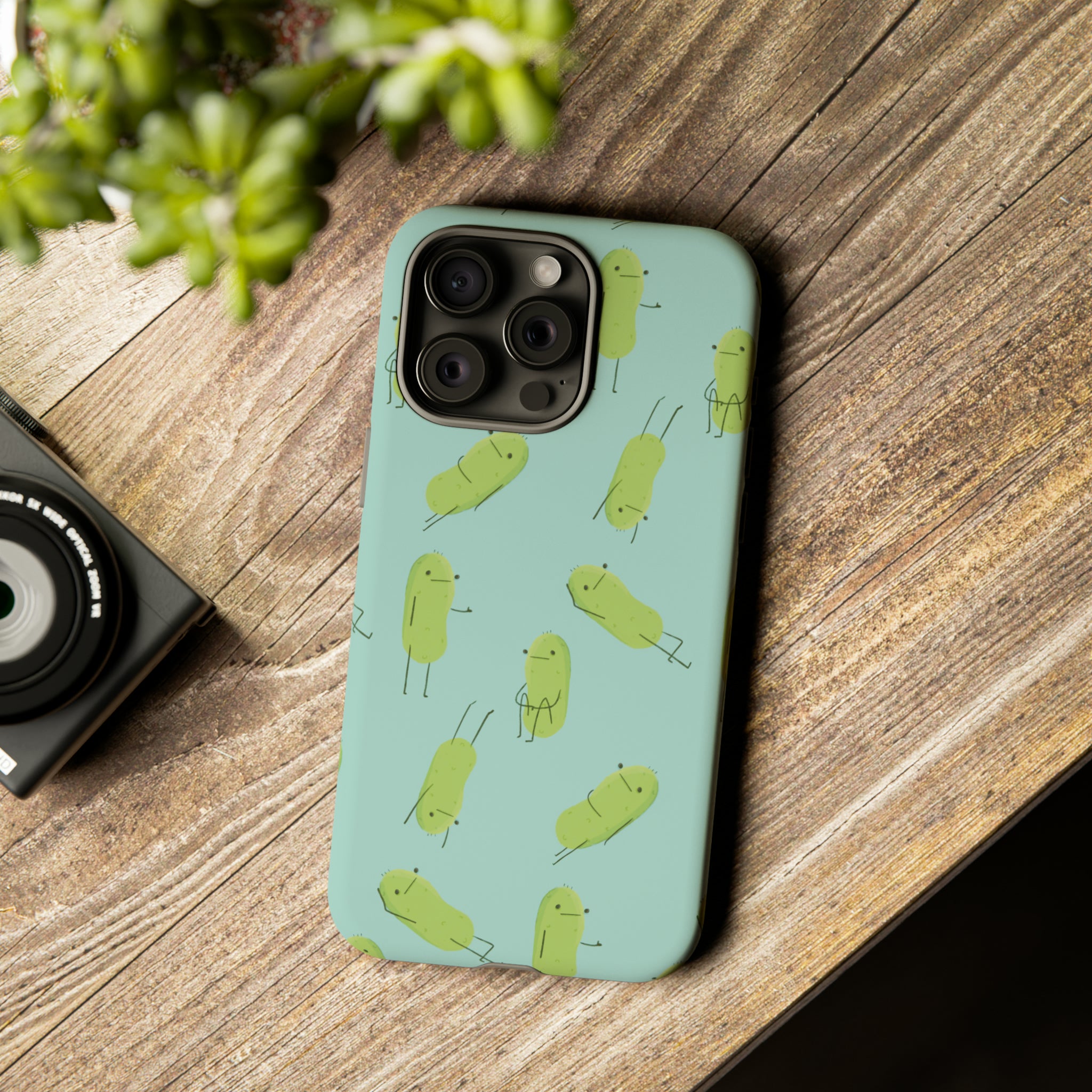 In a Pickle PatternTough iPhone Case