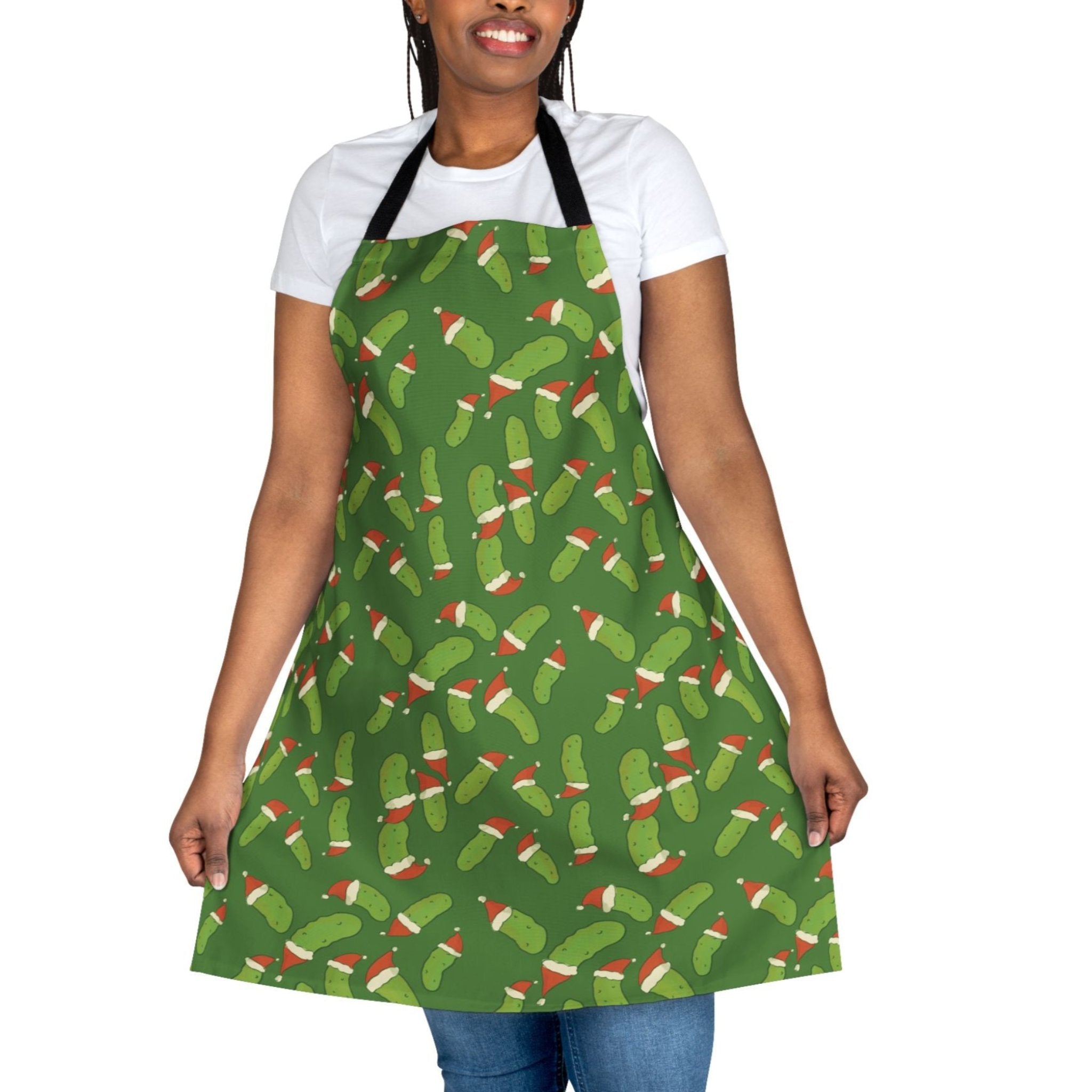 Dill Pickle Christmas Apron