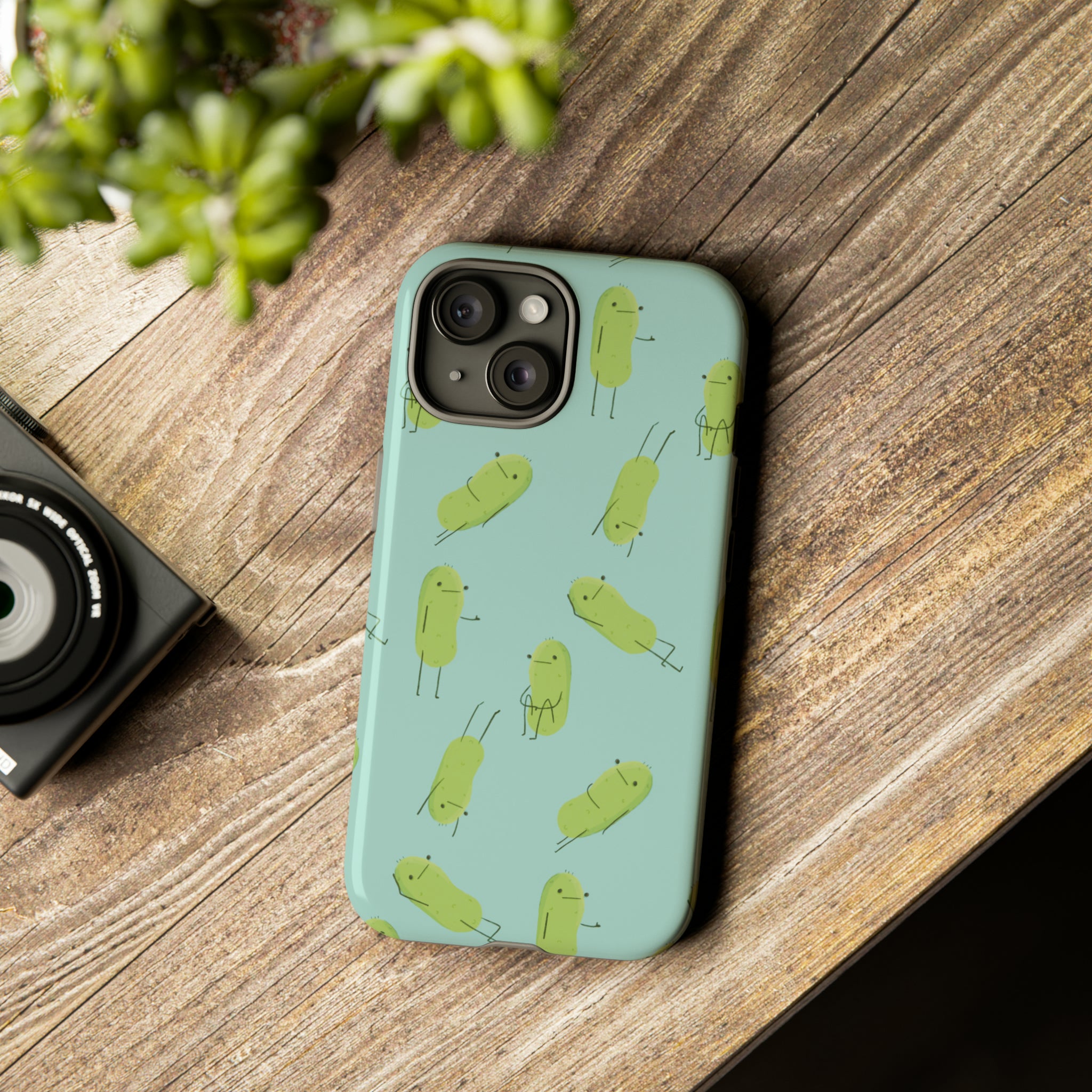 In a Pickle PatternTough iPhone Case