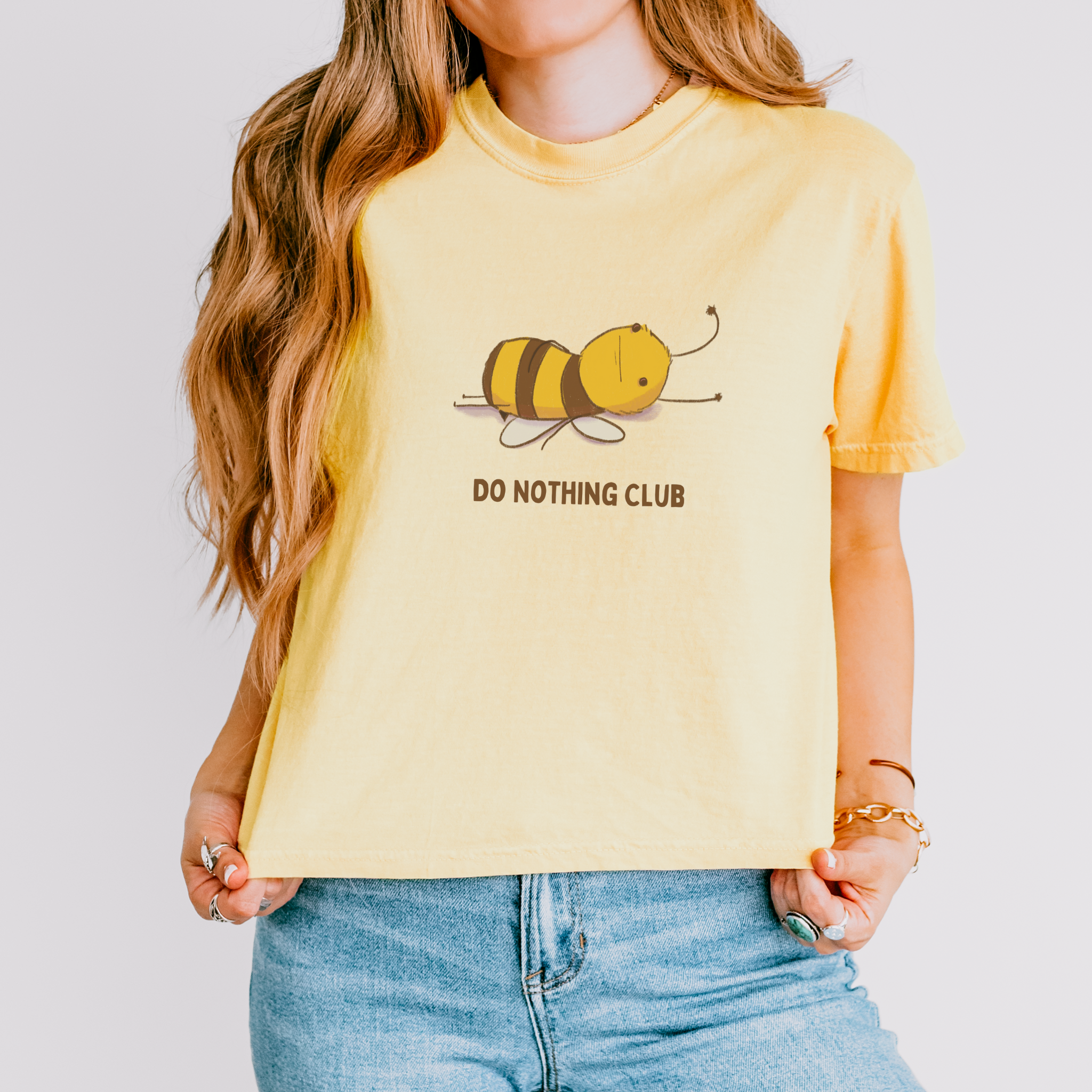 Do Nothing Club Boxy Tee
