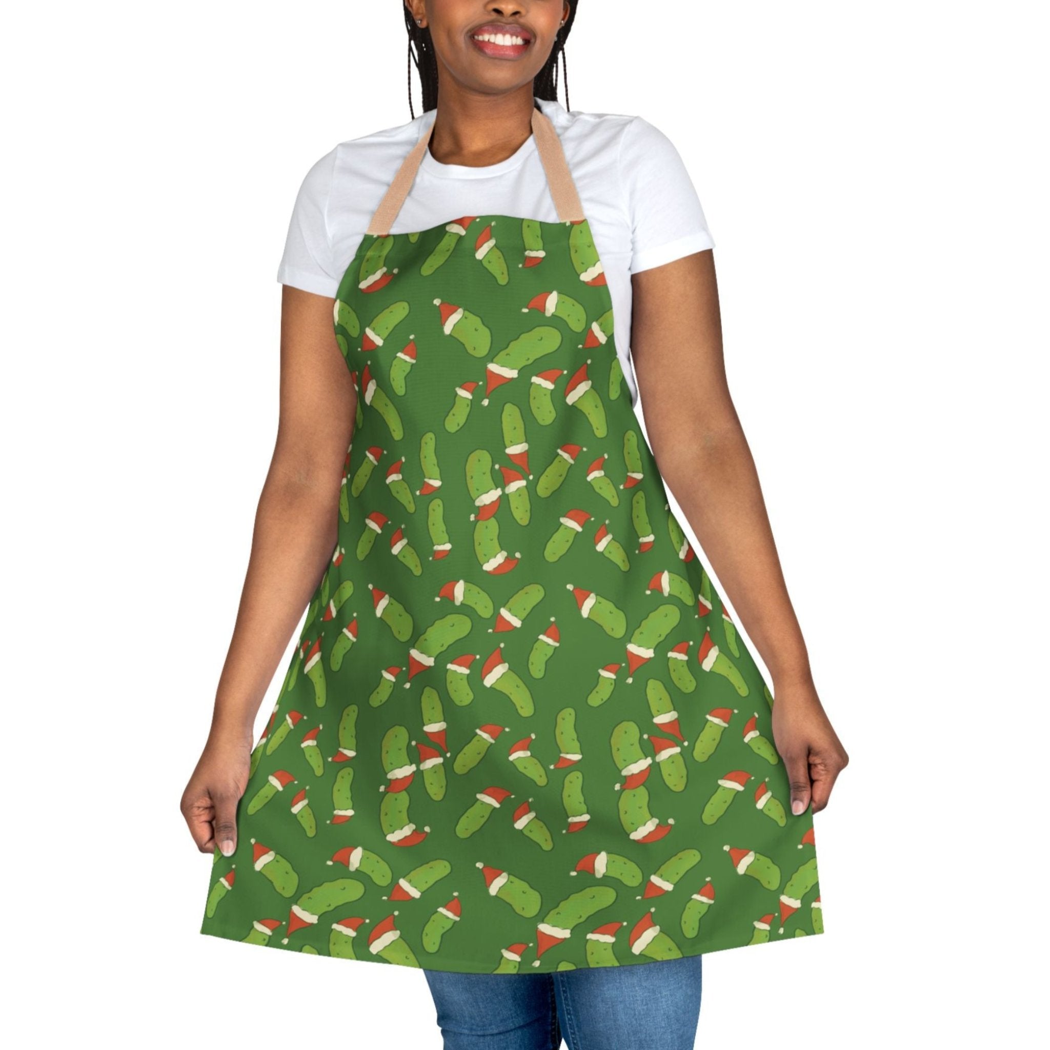 Dill Pickle Christmas Apron