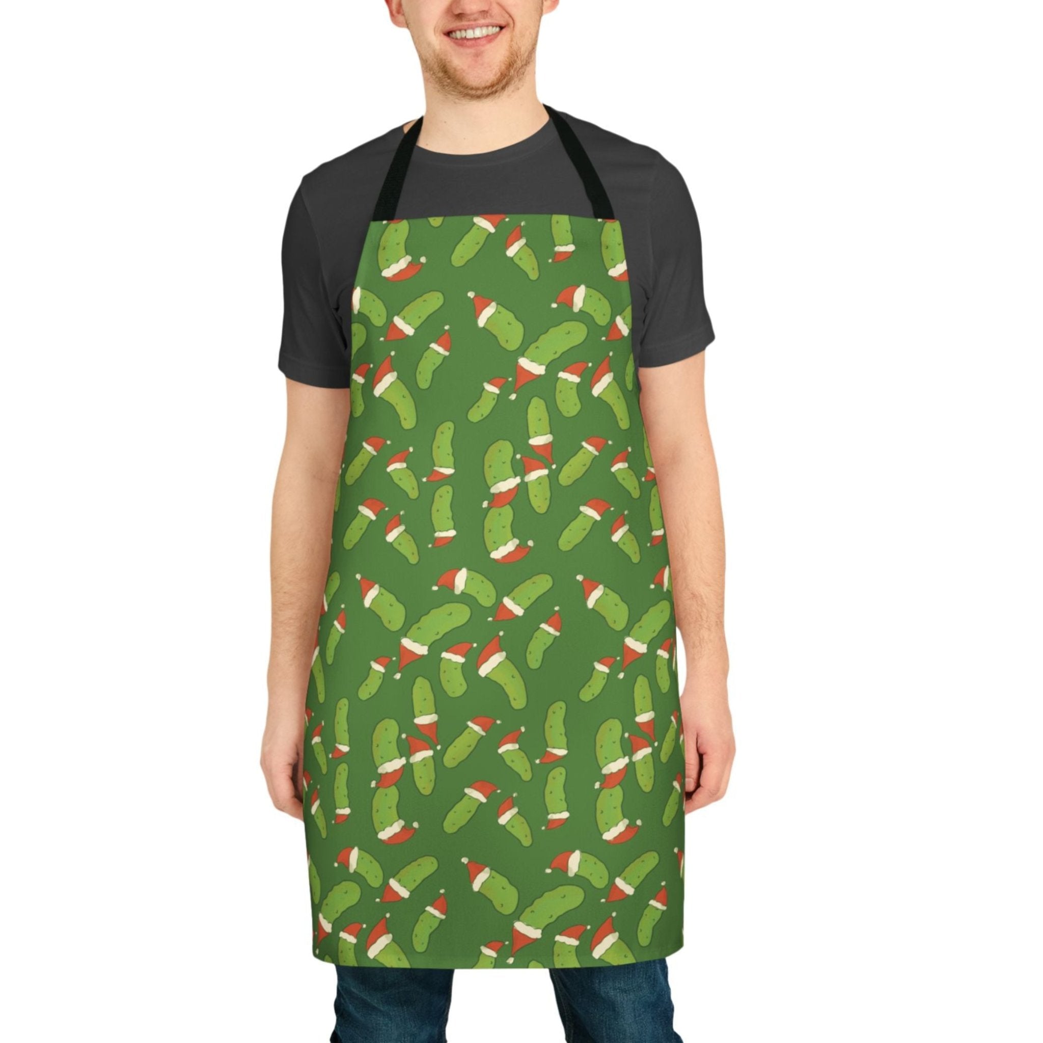 Dill Pickle Christmas Apron