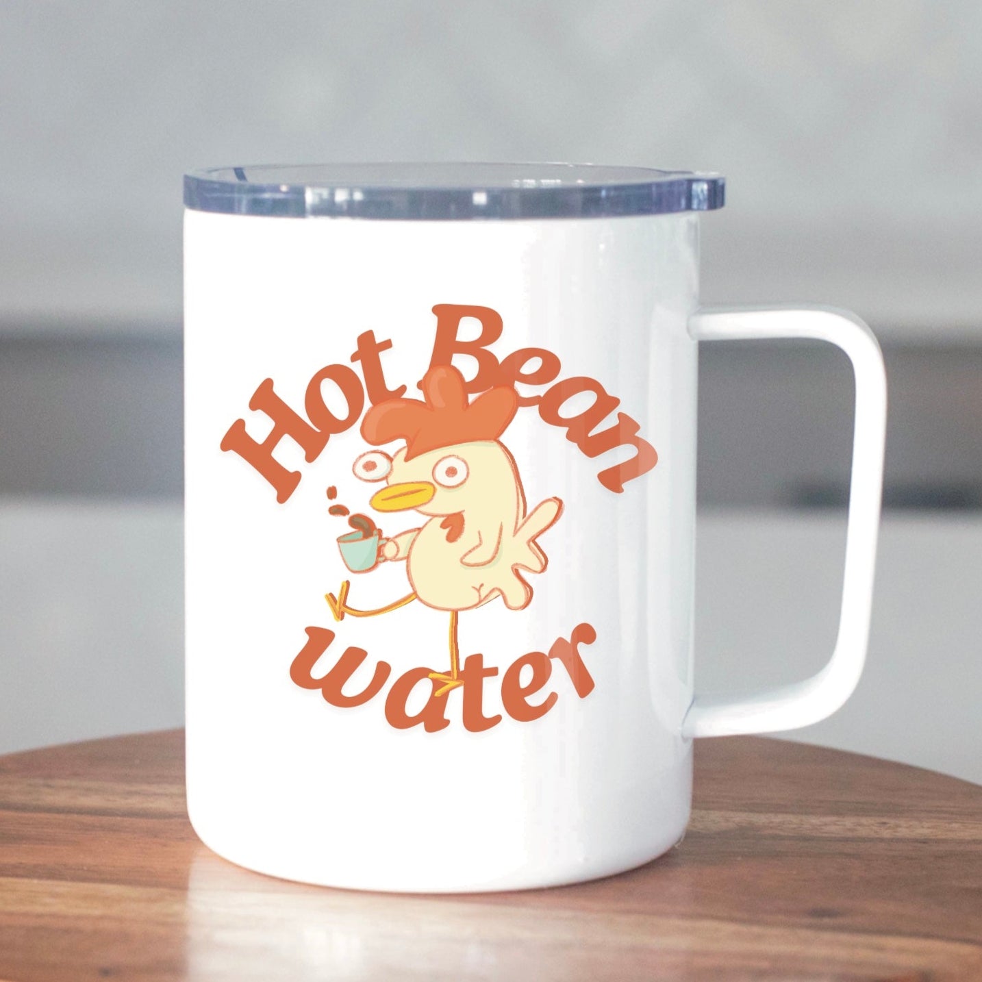 Hot Bean Water Travel Mug