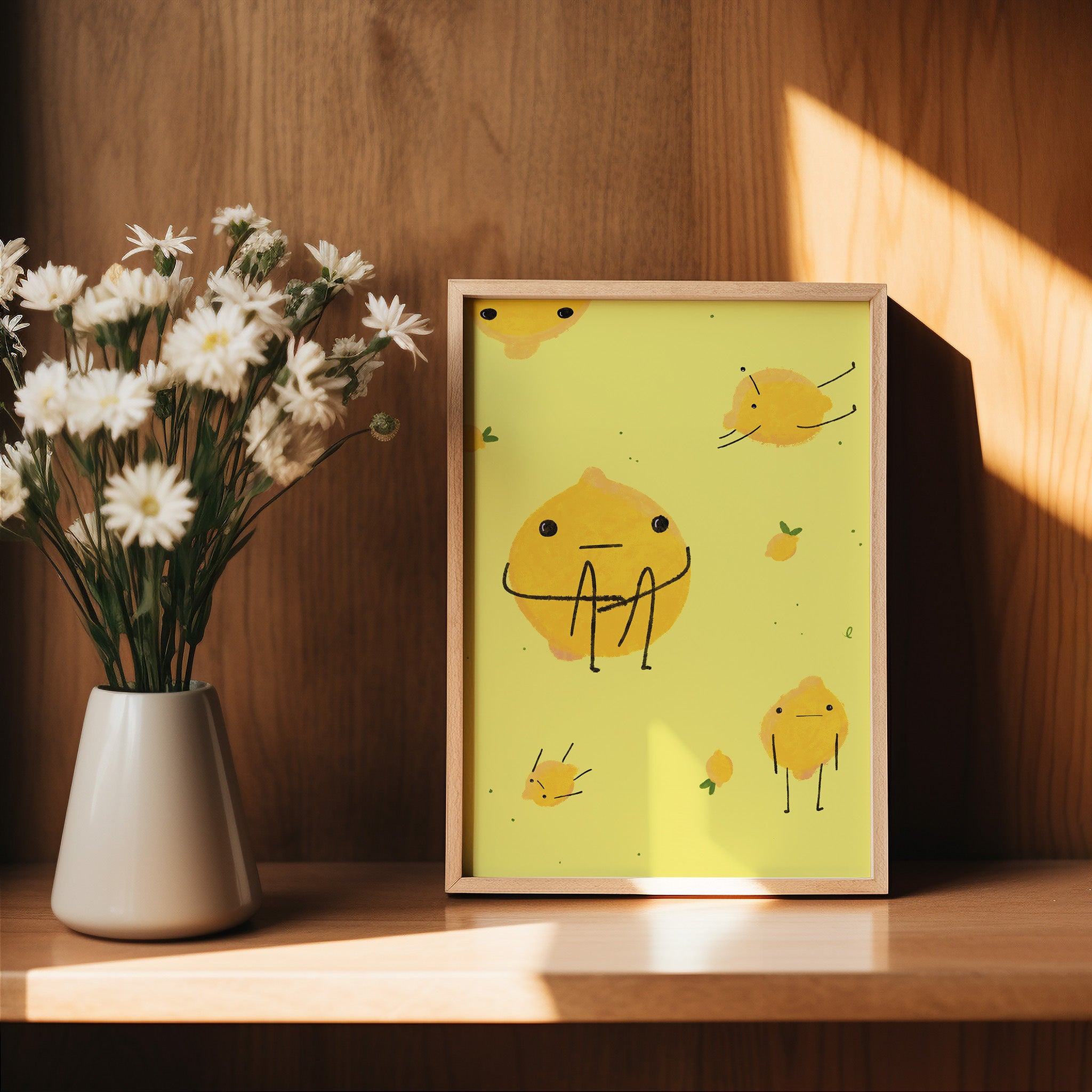 Existential Lemon Print