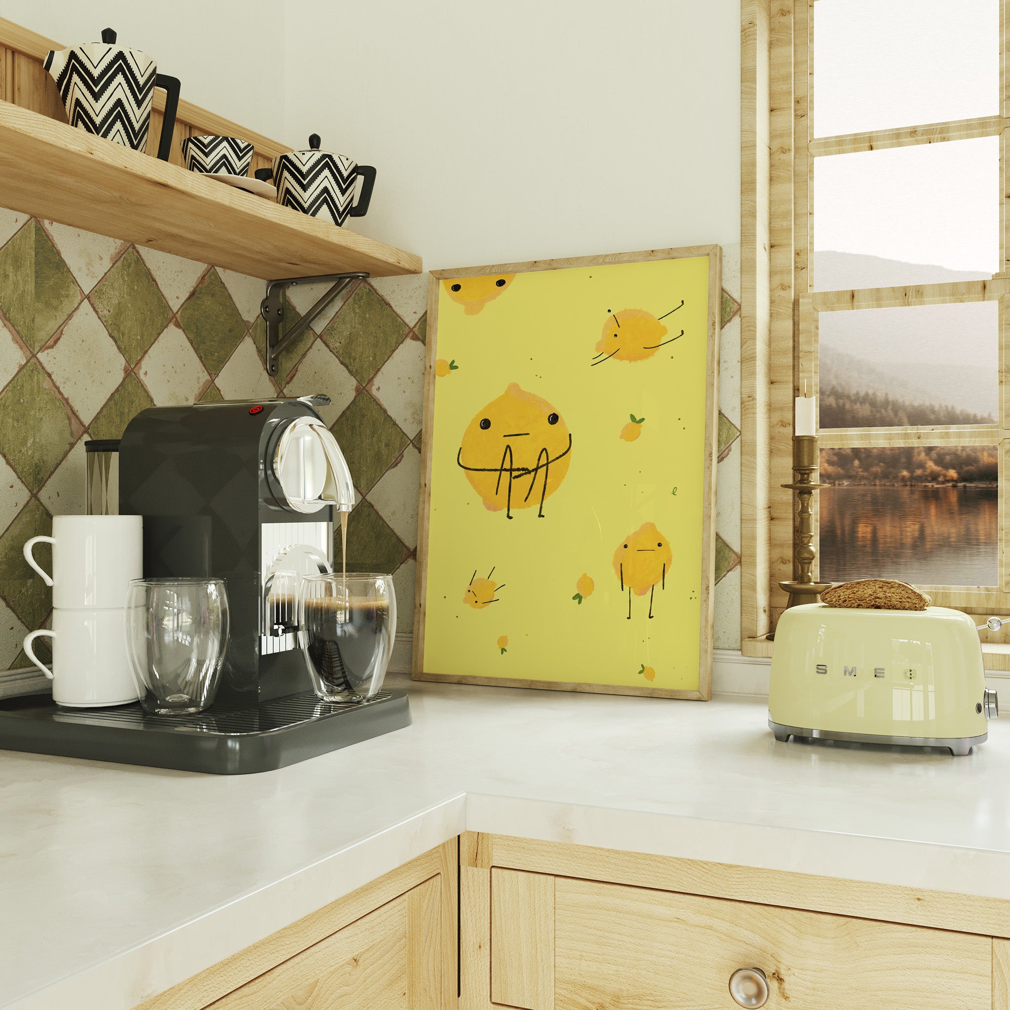 Existential Lemon Print