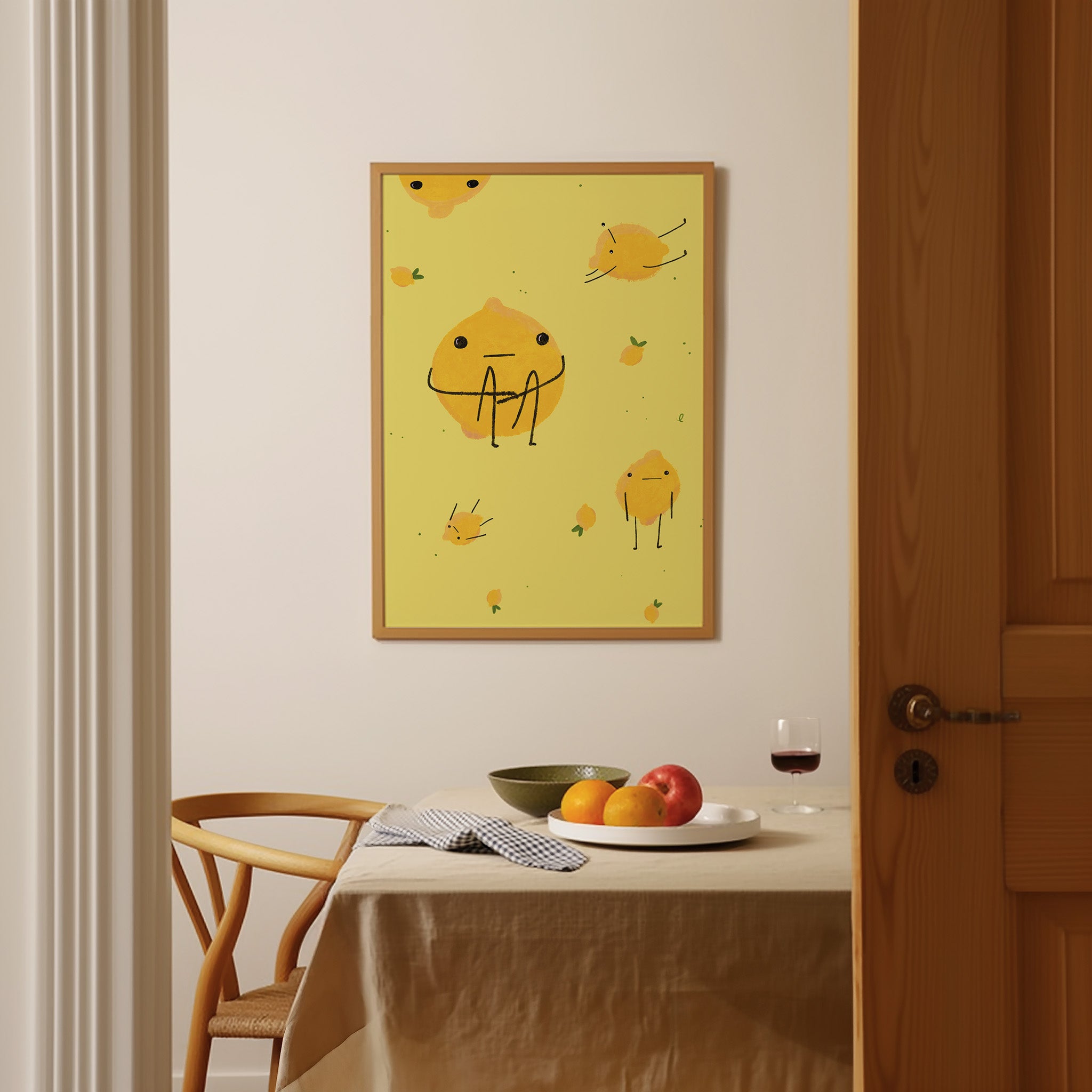 Existential Lemon Print