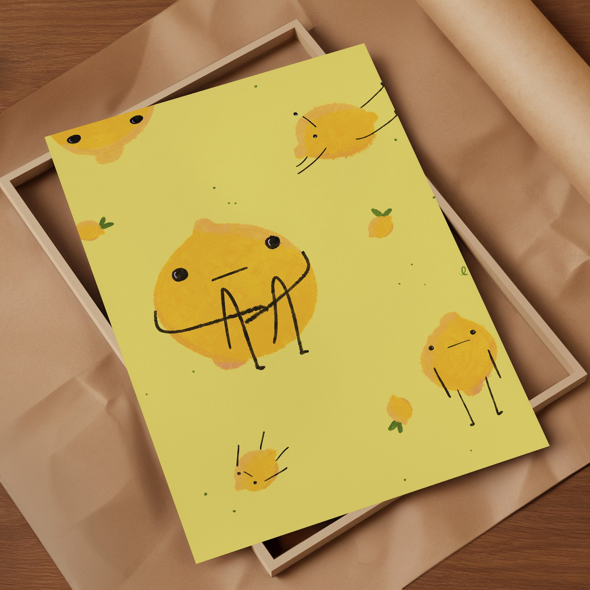 Existential Lemon Print