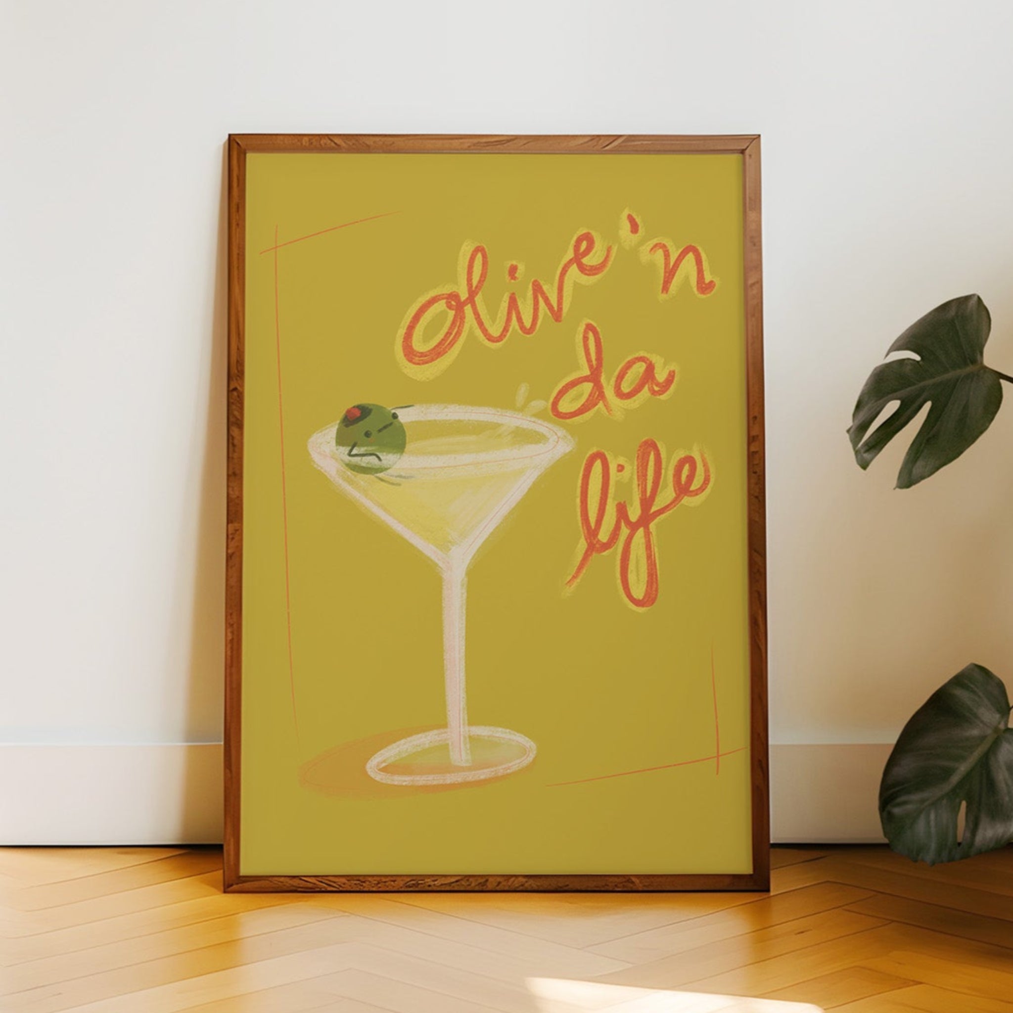 Olive’n the Life Art Print
