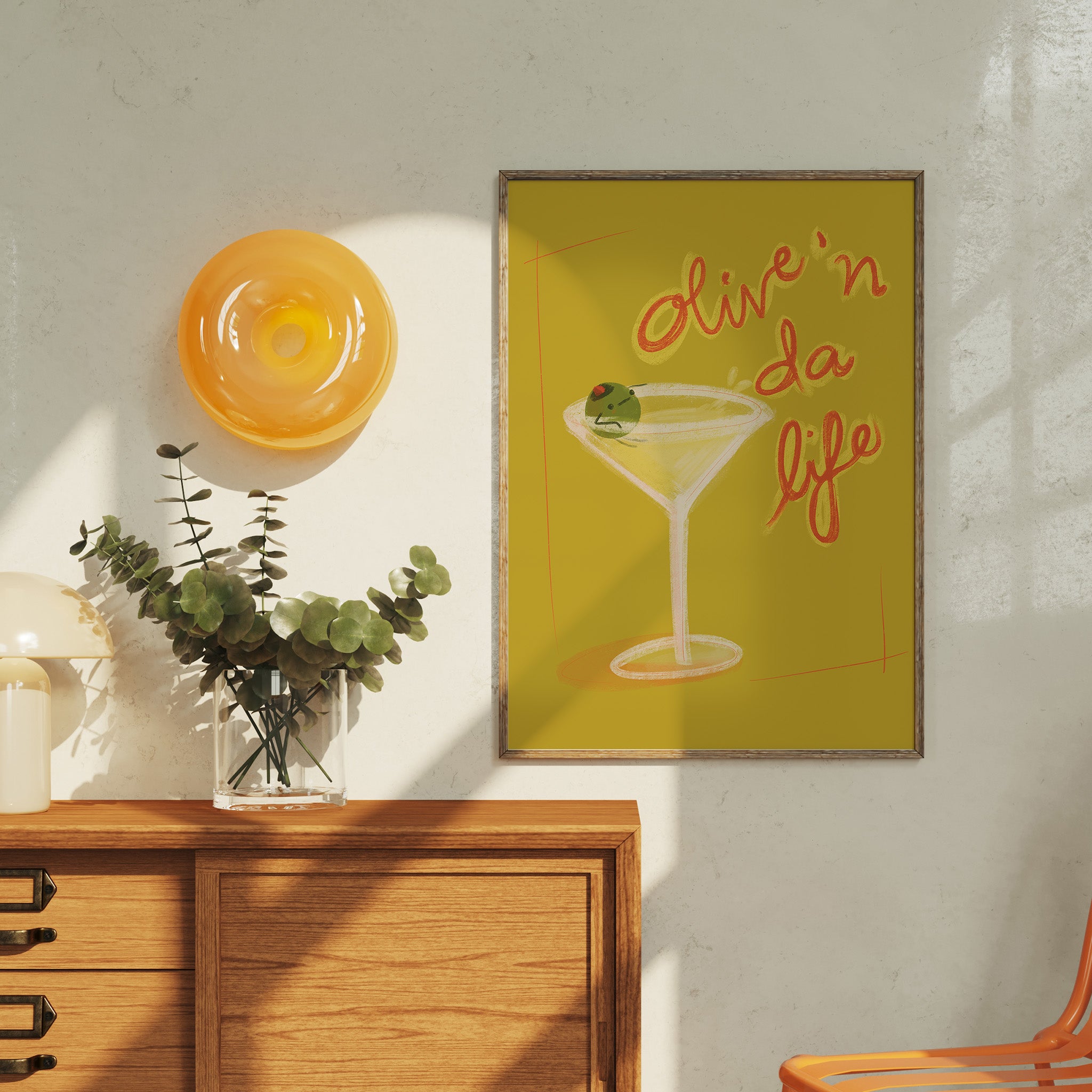 Olive’n the Life Art Print