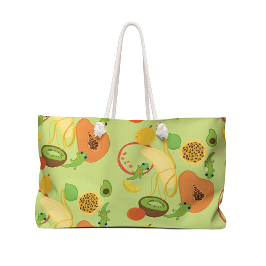 Tropical fruits n' gecko Tote