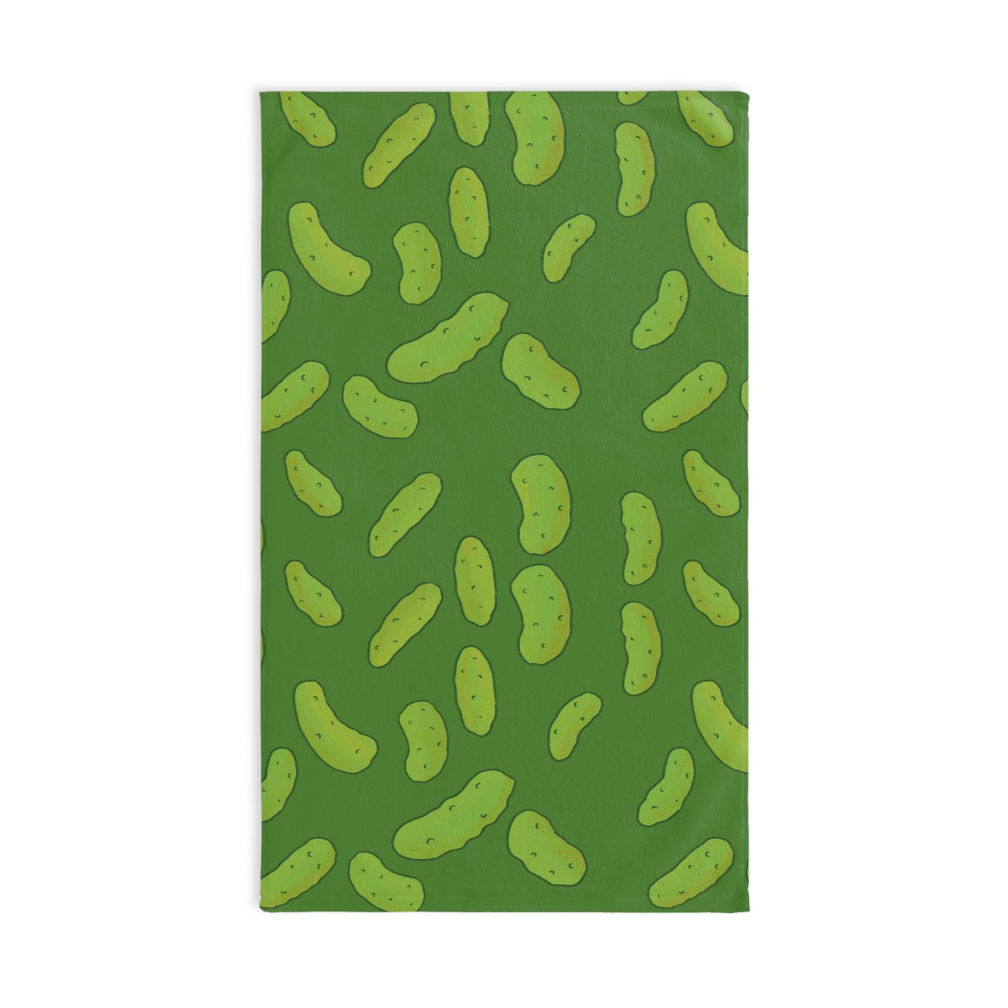 Dill Pickle Pattern Hand Towel