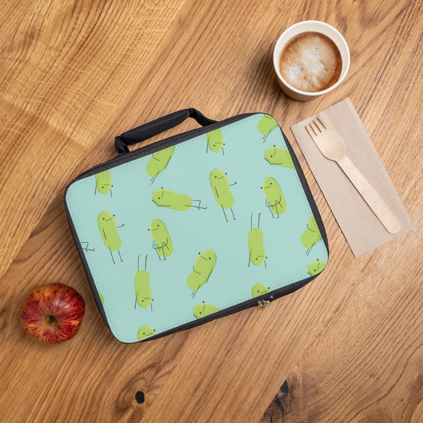 Awkward Pickle Patterned Lunch Bag