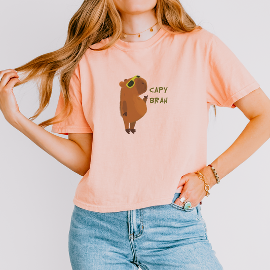 Capybara Cropped Tee