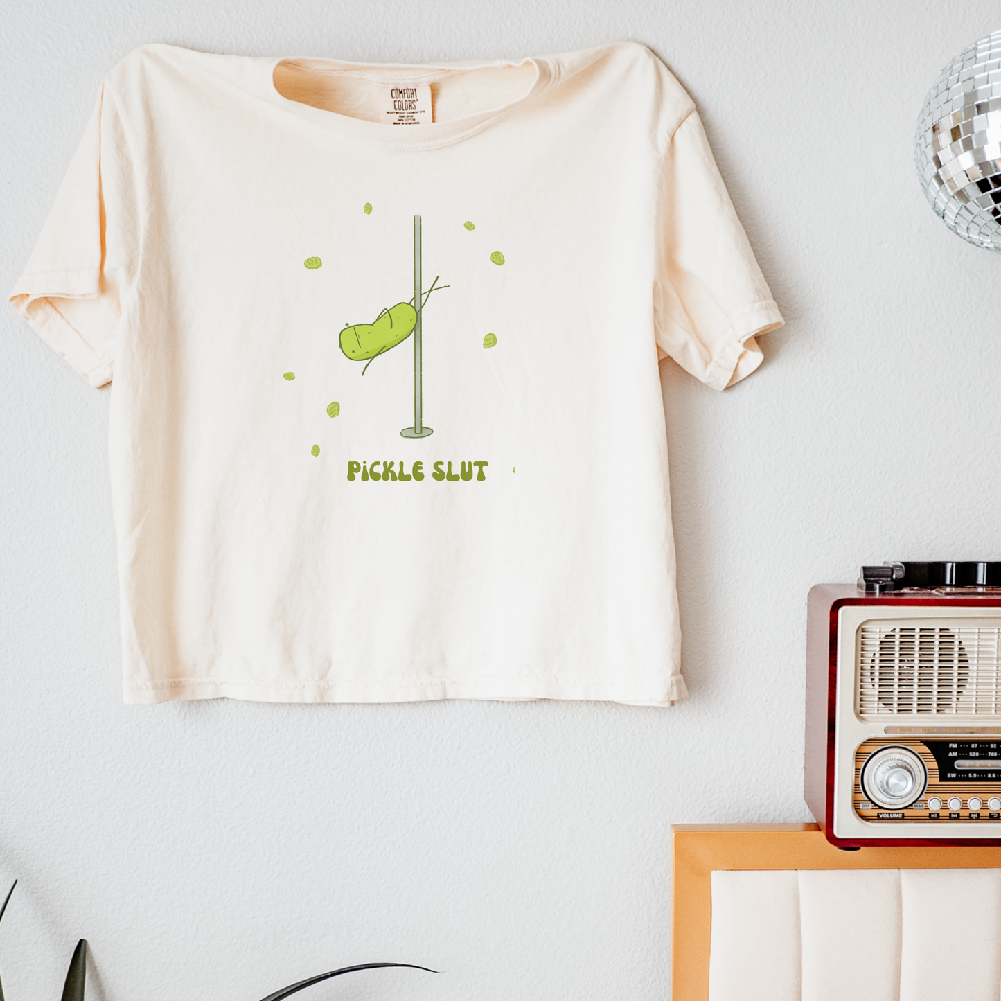 Pickle Slut Cropped Tee