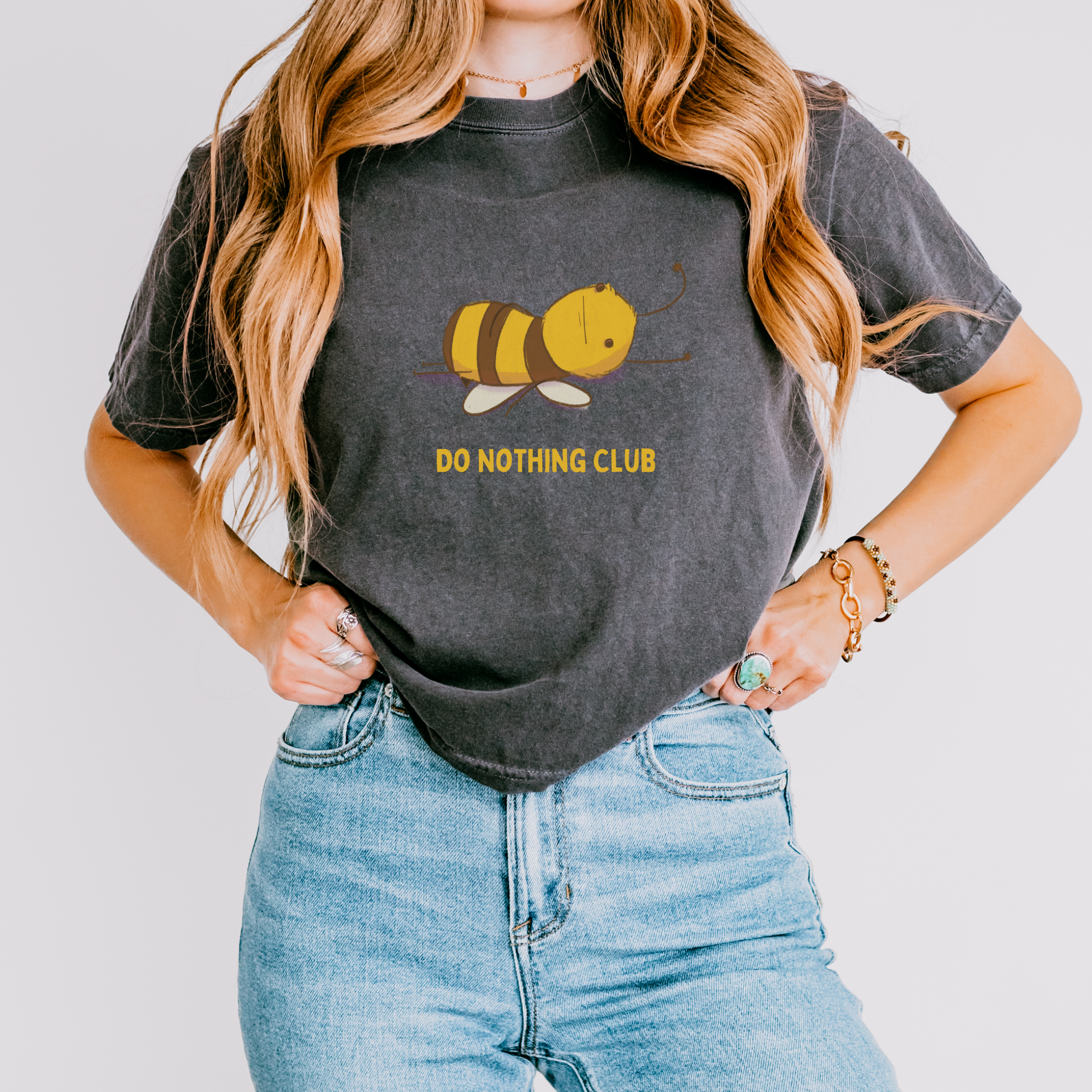 Do Nothing Club Boxy Tee