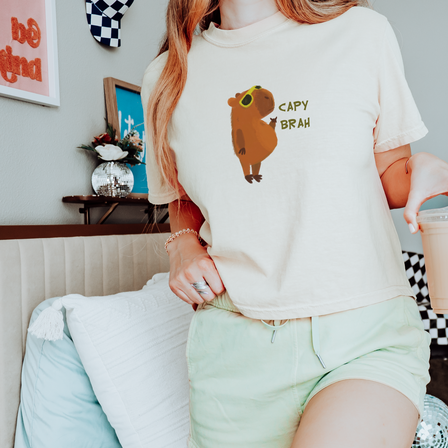 Capybara Cropped Tee