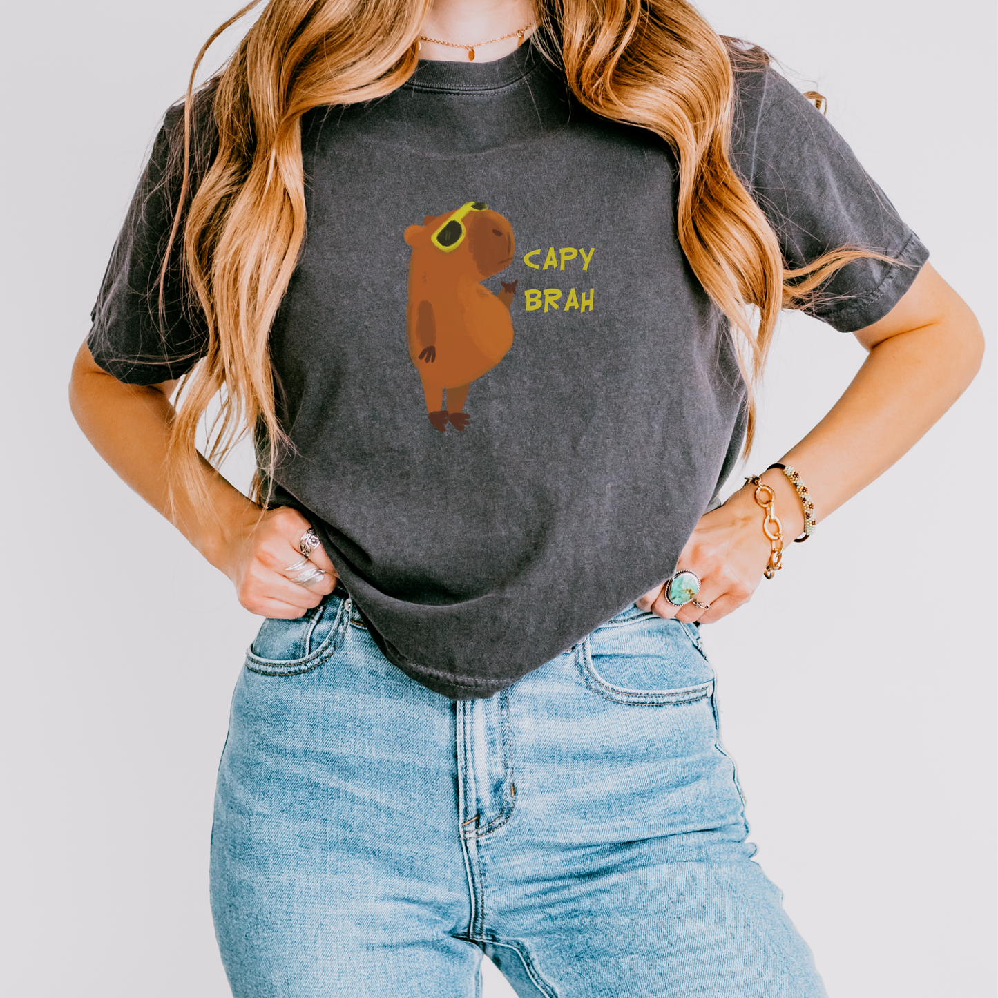 Capybara Cropped Tee