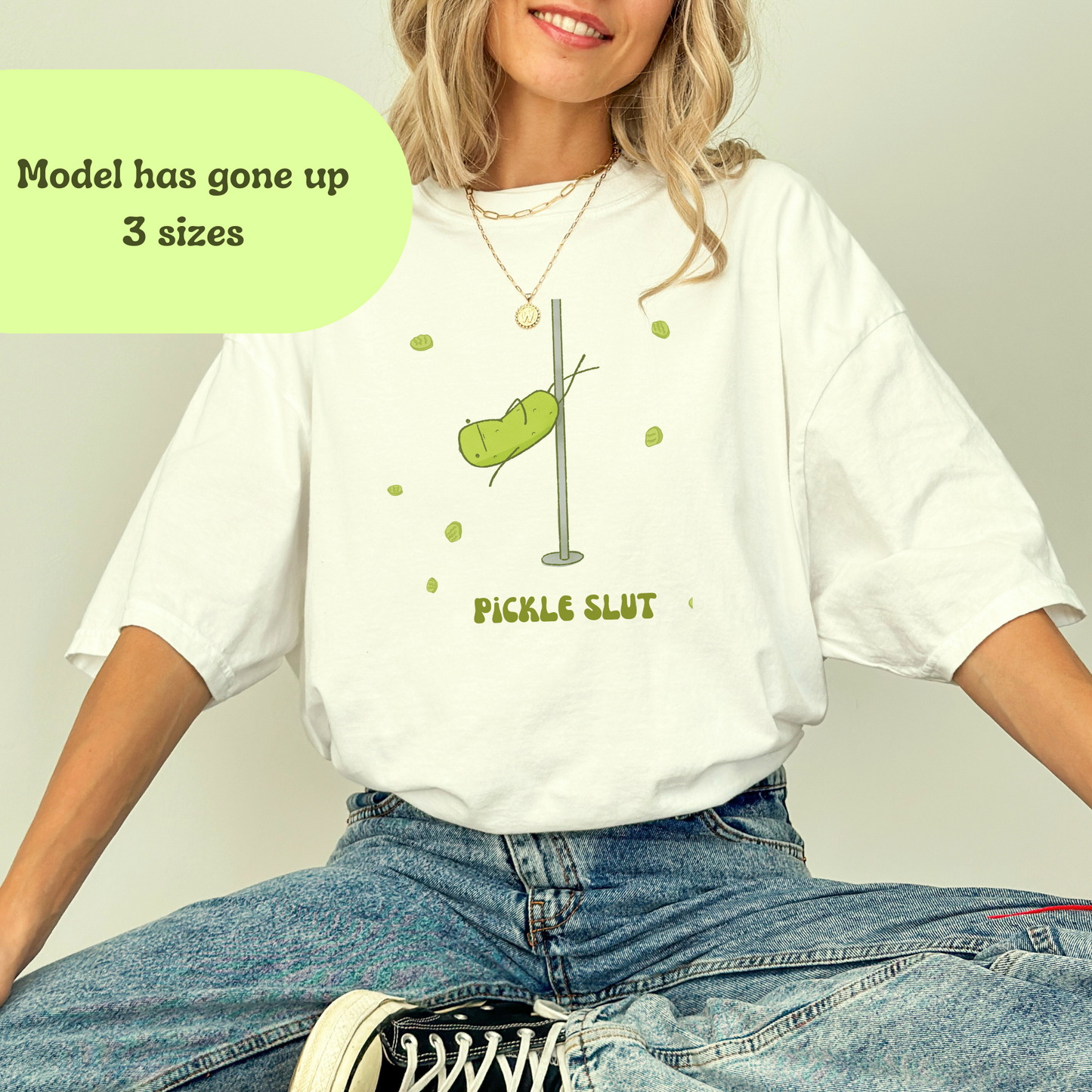 Pickle Slut Oversized Tee