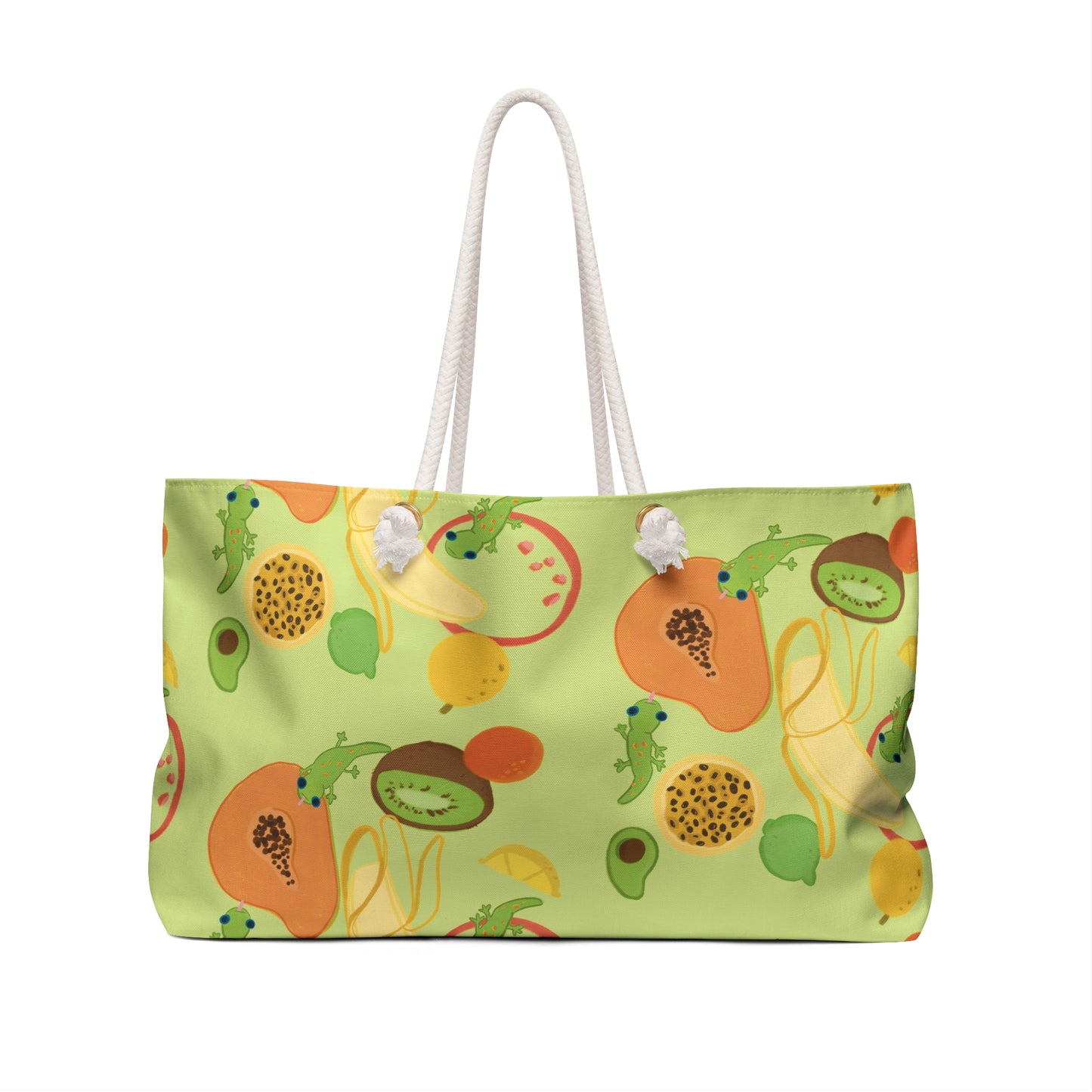 Tropical fruits n' gecko Tote