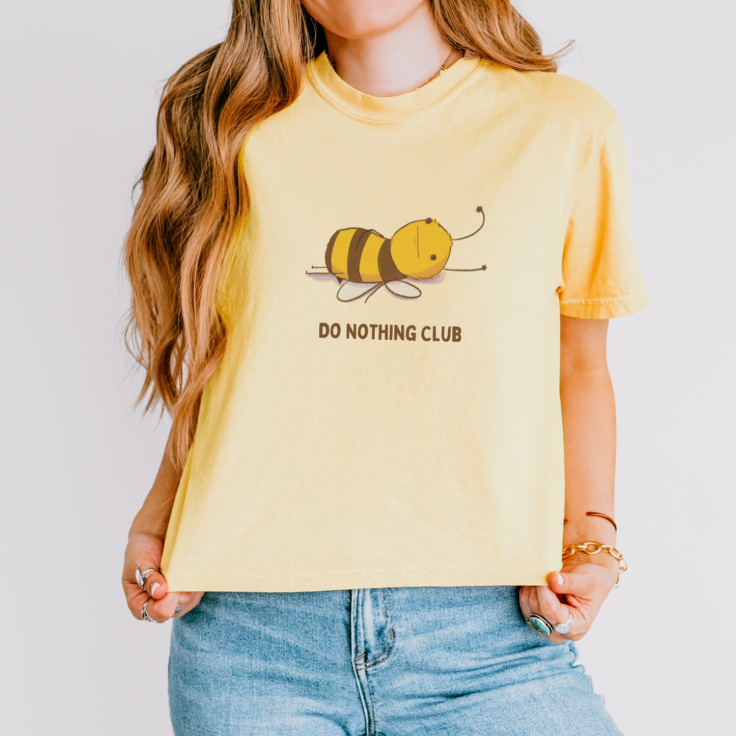 Do Nothing Club Cropped Tee