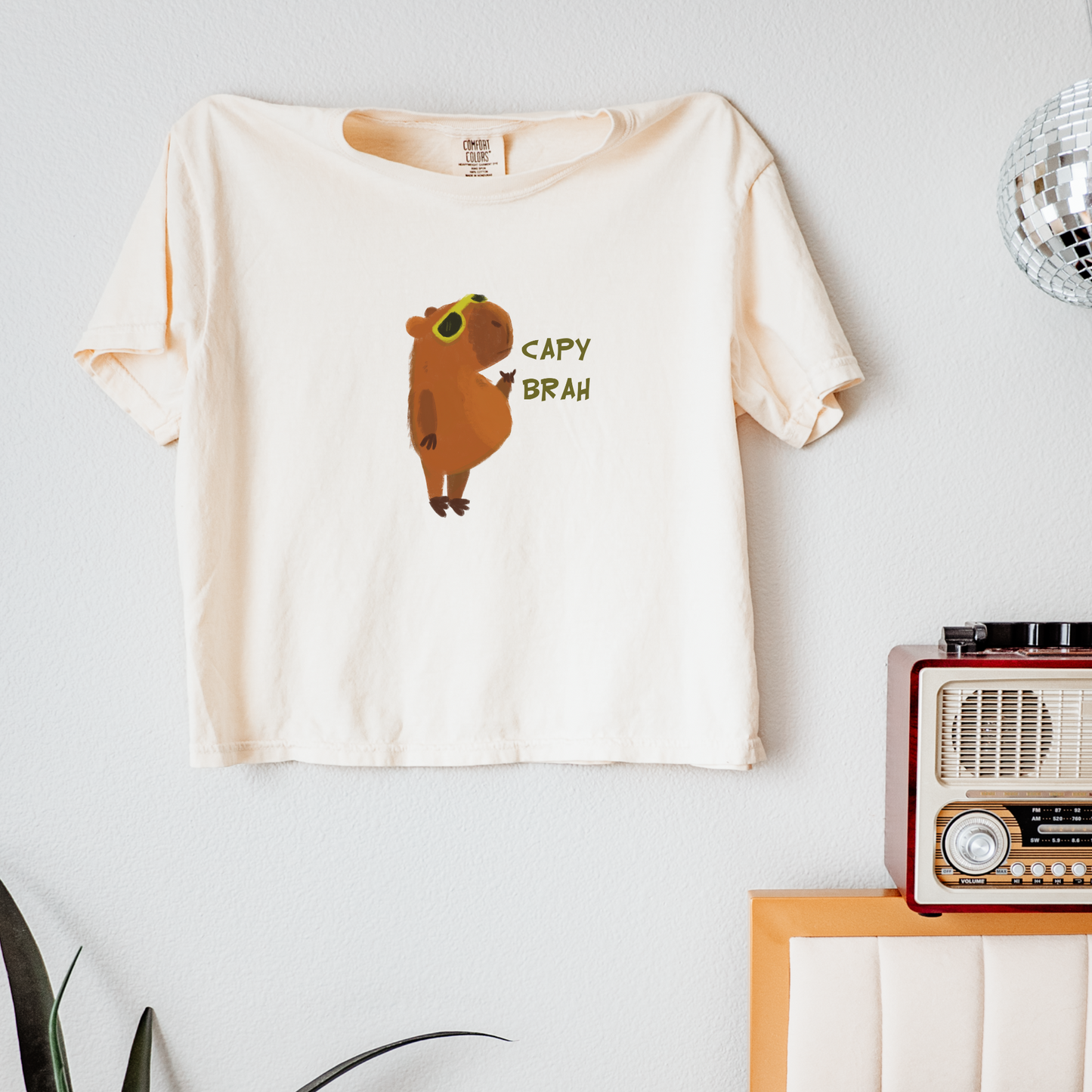 Capybara Cropped Tee