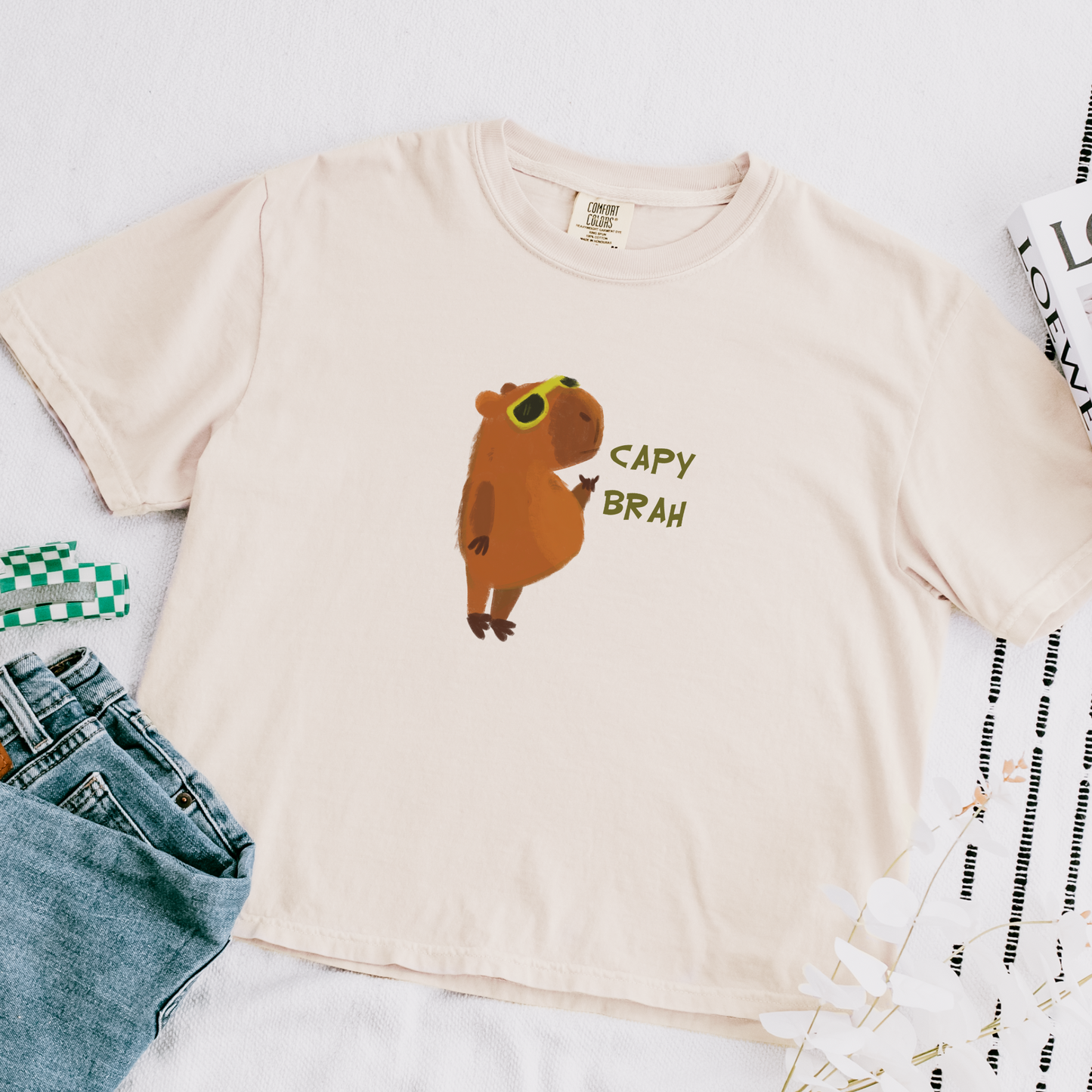 Capybara Cropped Tee