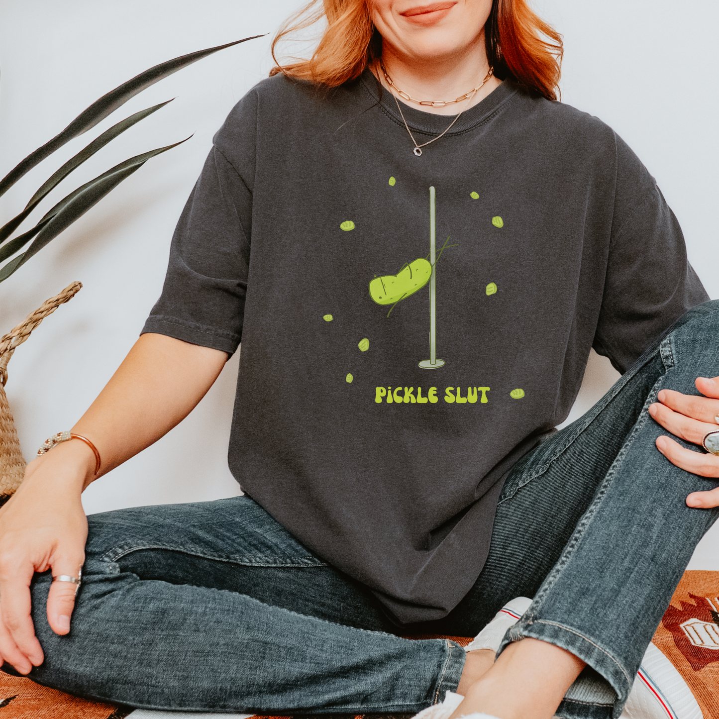 Pickle Slut Oversized Tee