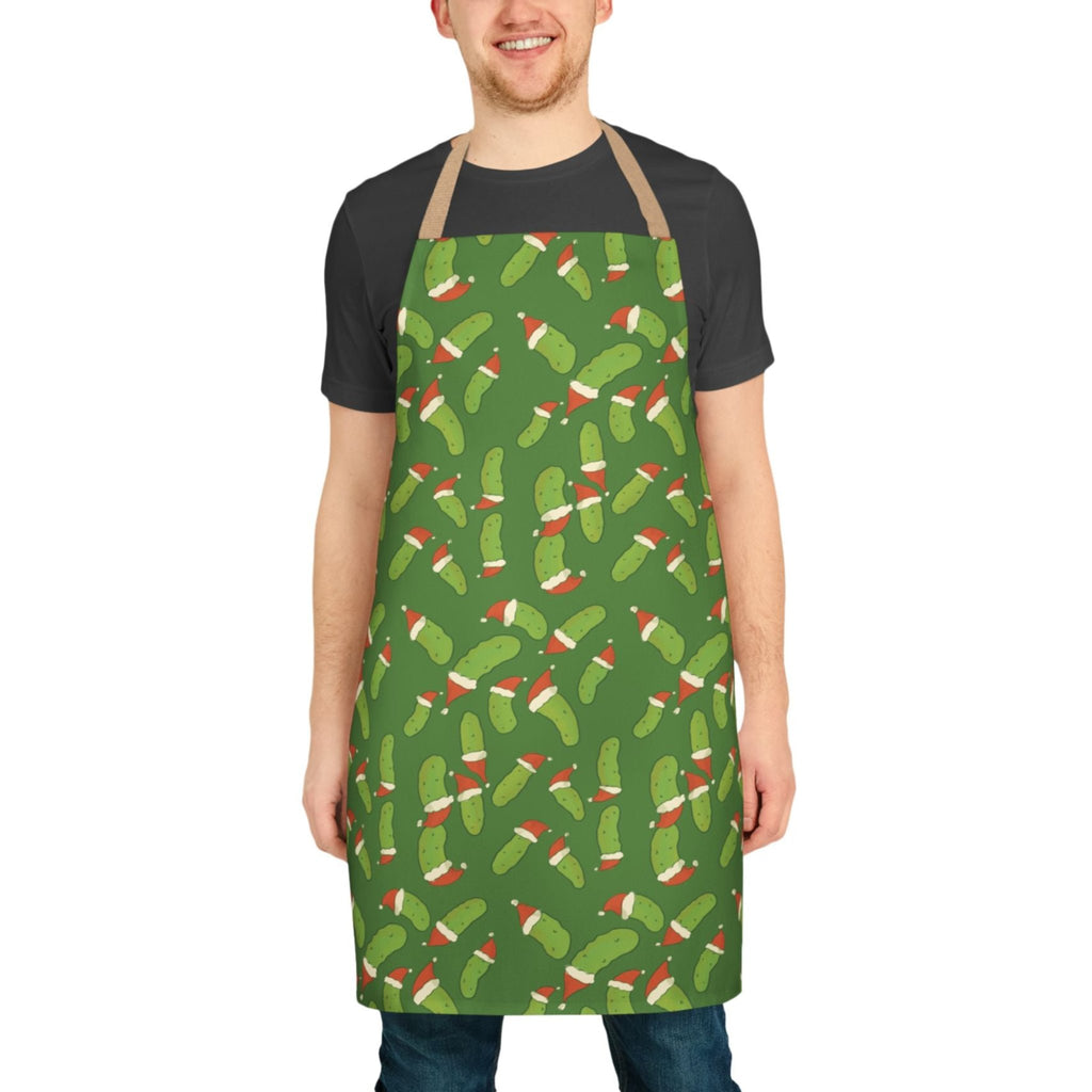 Dill Pickle Christmas Apron