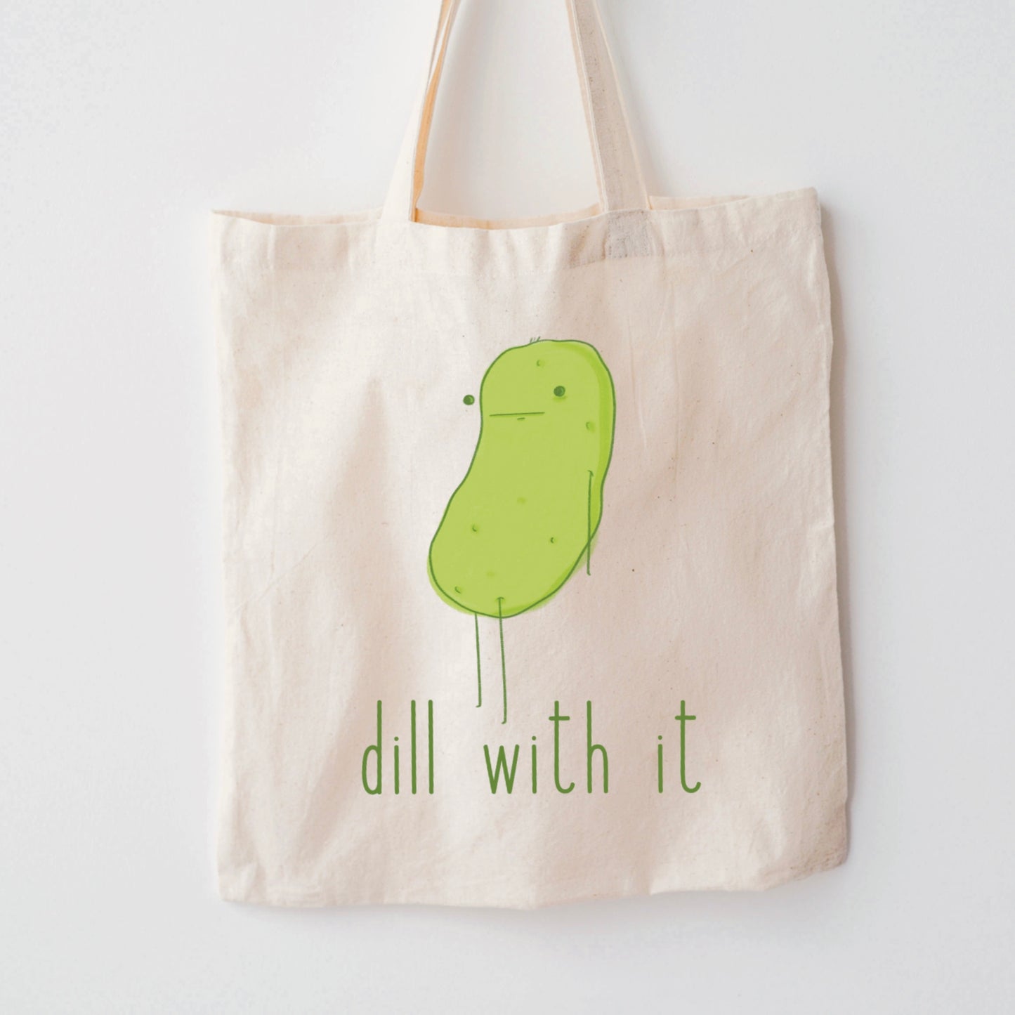 Dill with it pickle pun bag