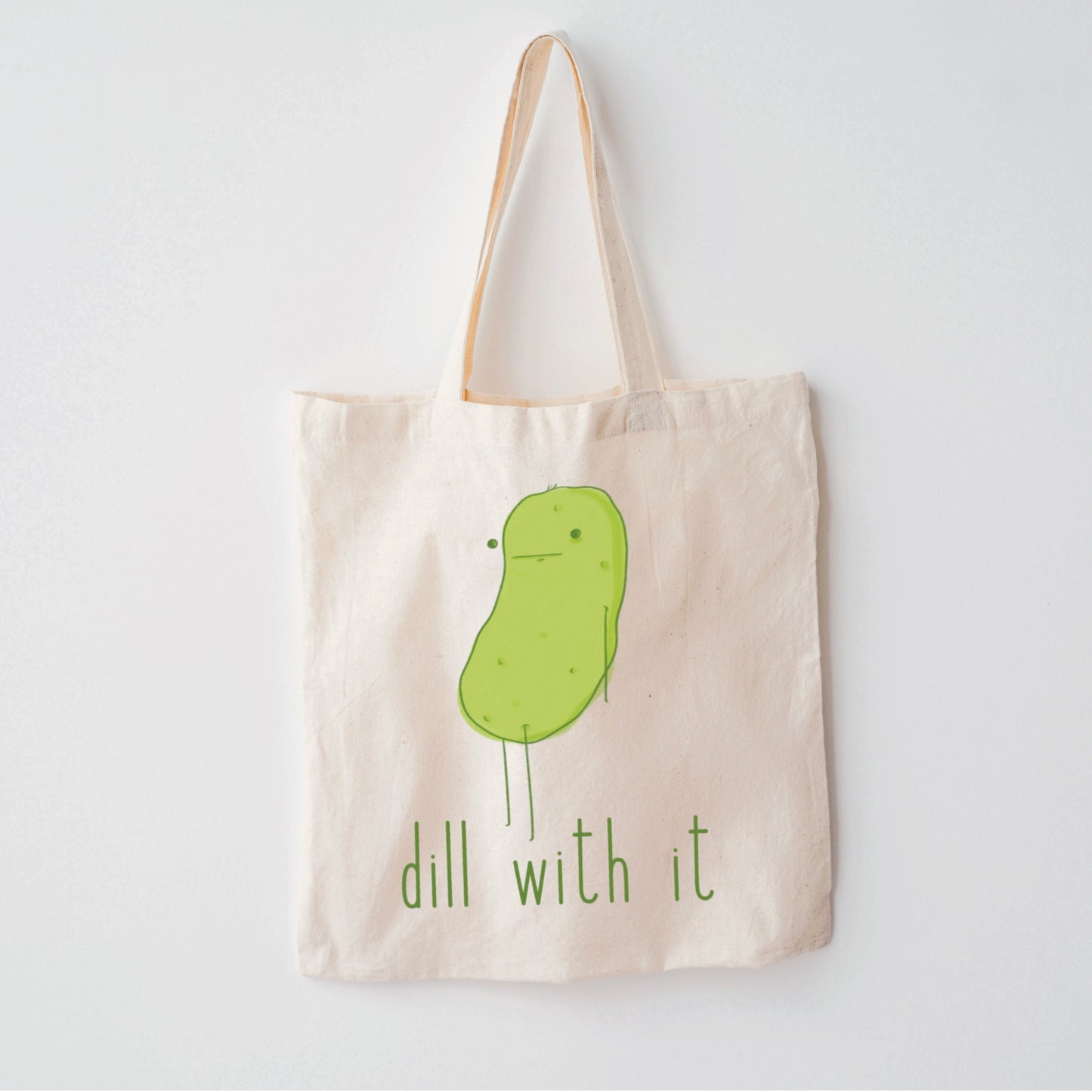 Dill with it pickle pun bag