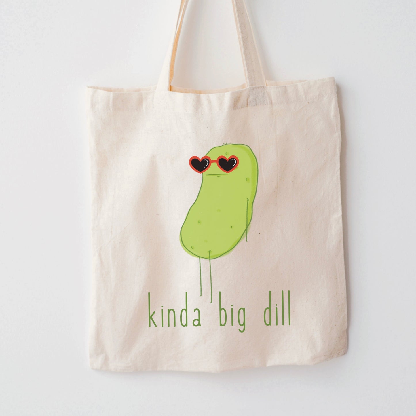 Big dill pickle tote bag