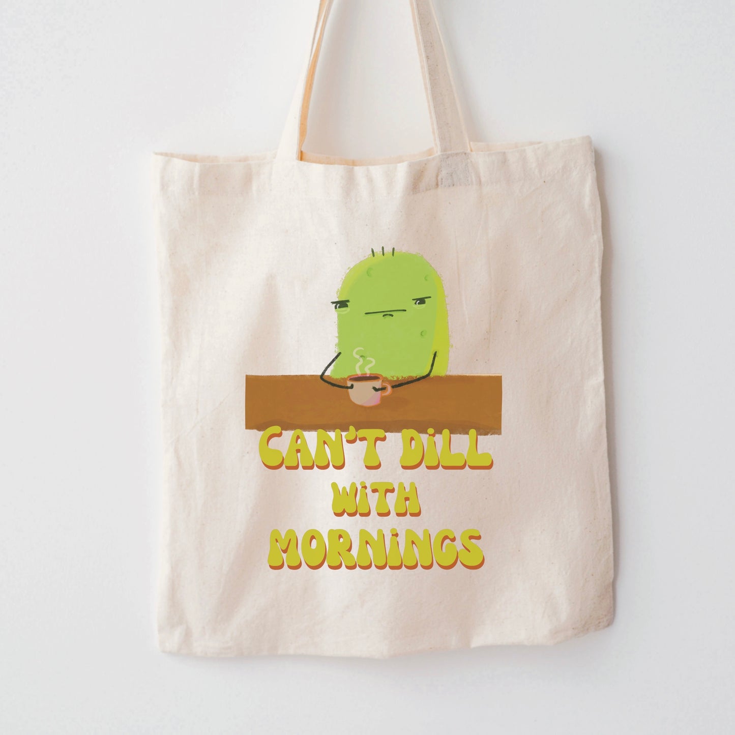 Can't dill pickle tote bag