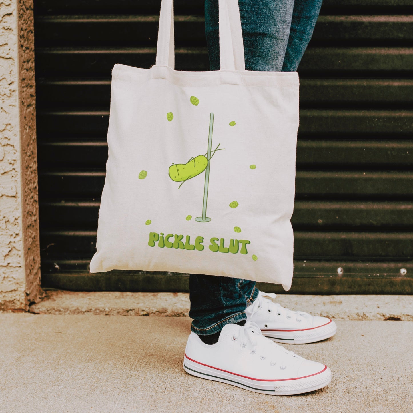 Pickle Slut tote bag