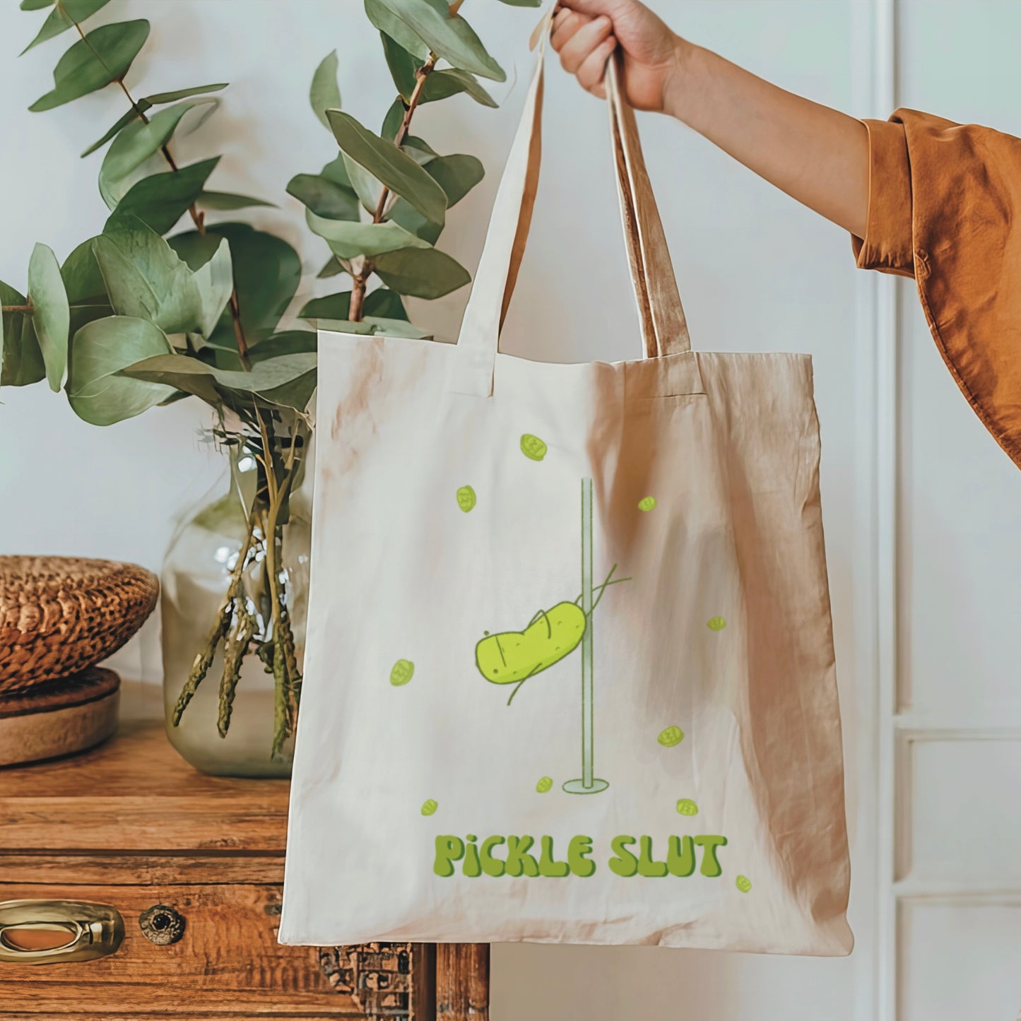 Pickle Slut tote bag