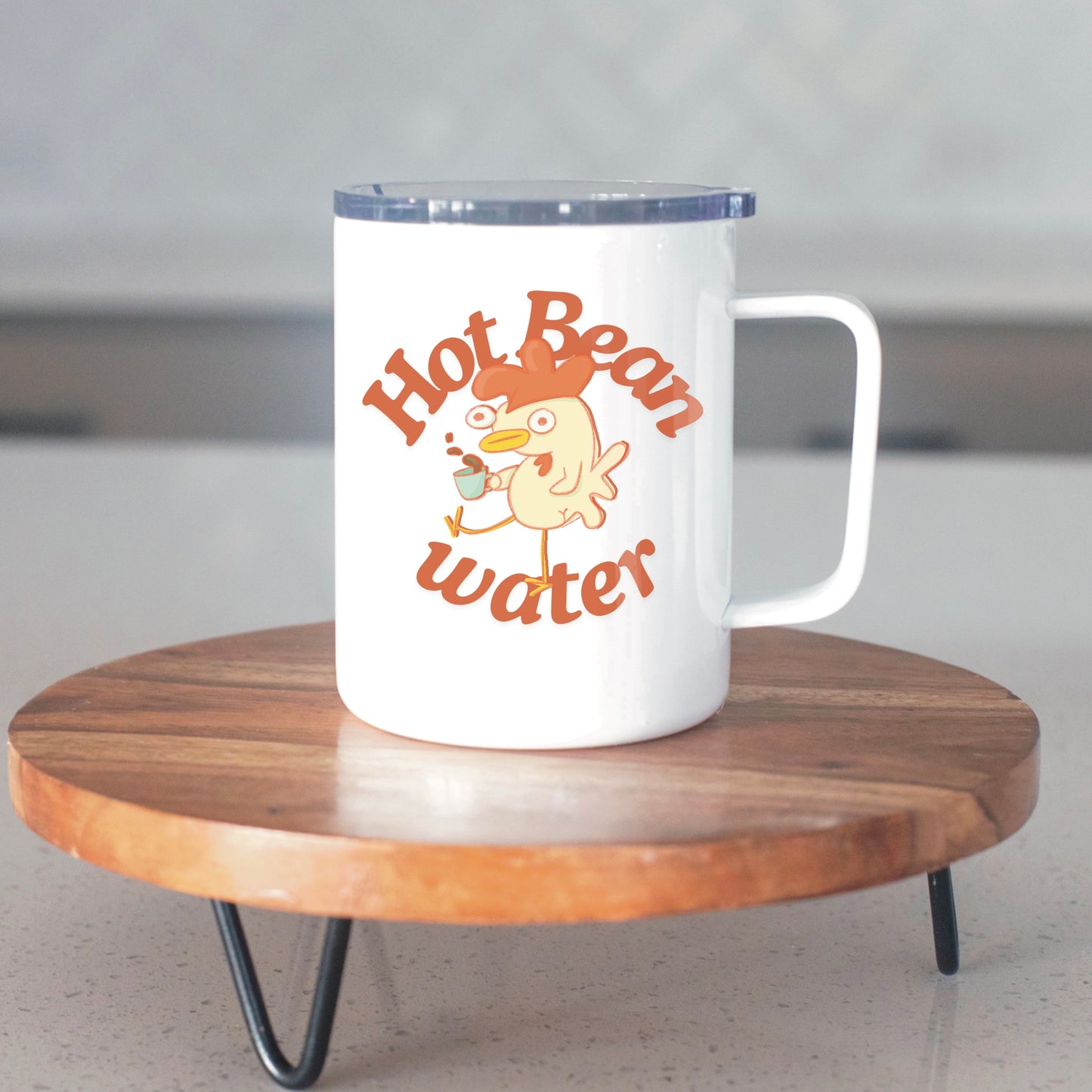 Hot Bean Water Travel Mug