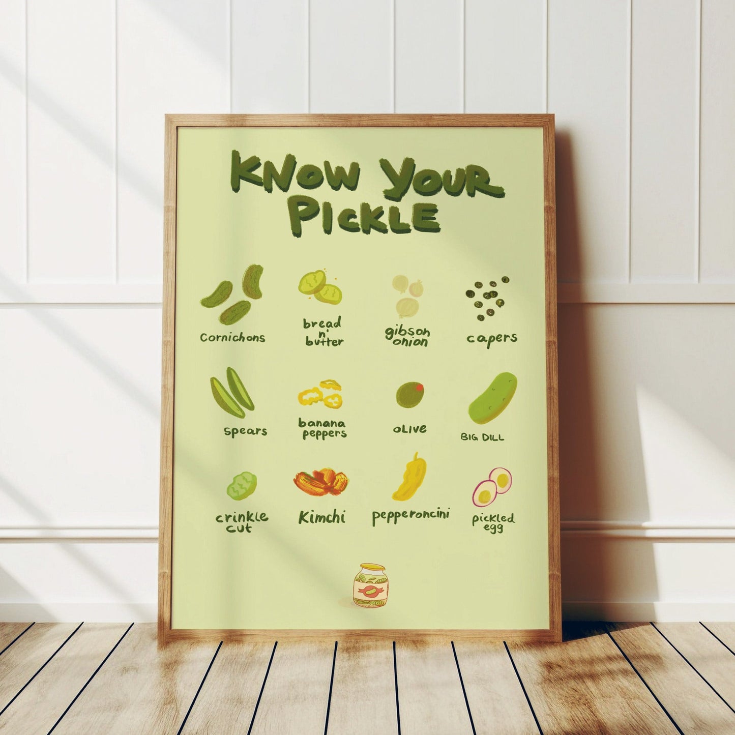 "Know Your Pickle" Chart