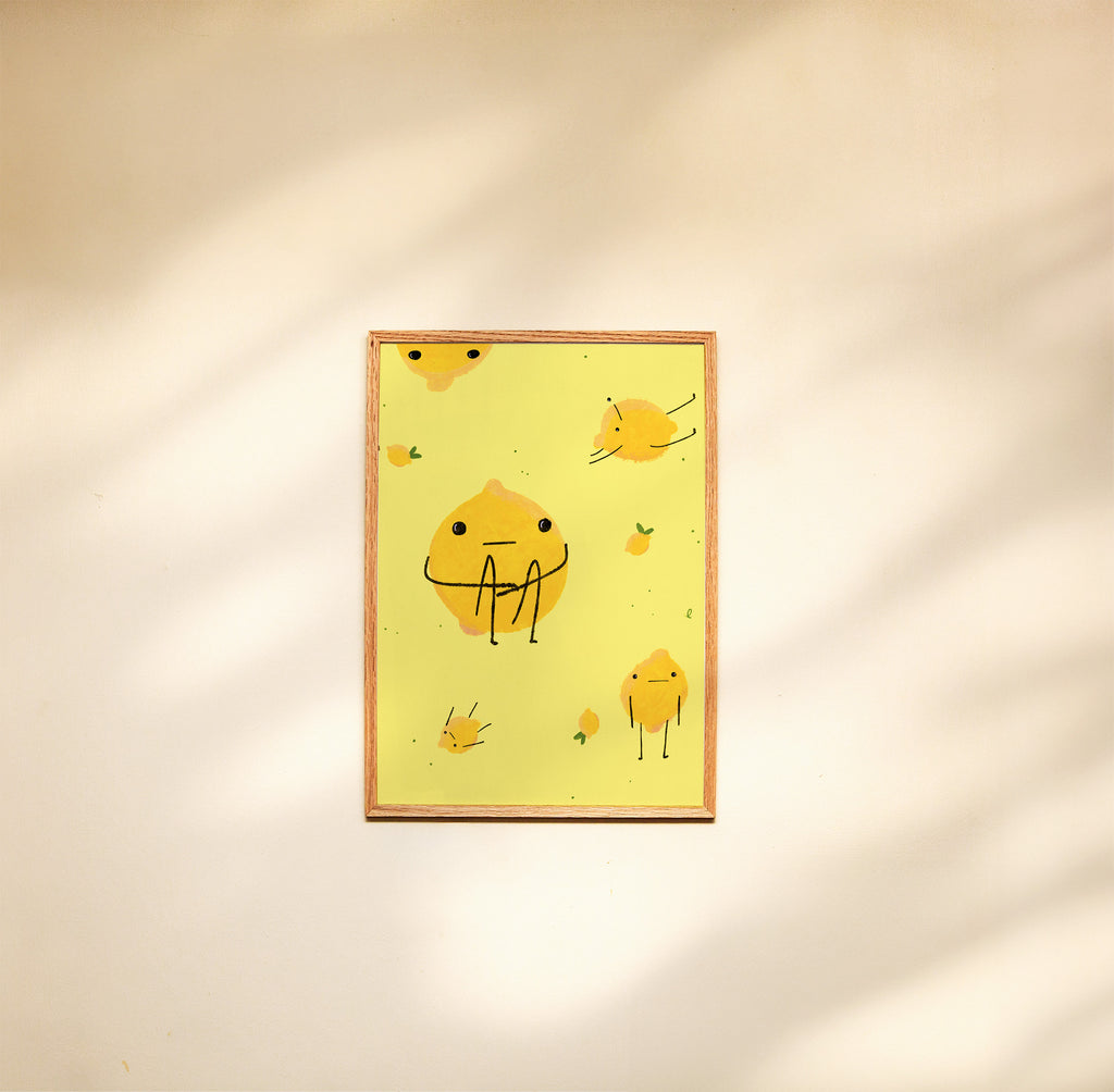 Existential Lemon Print