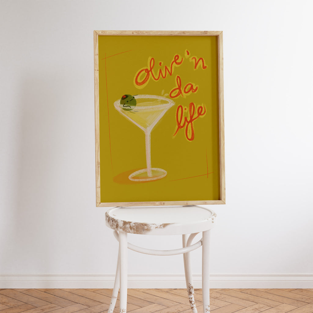 Olive’n the Life Art Print