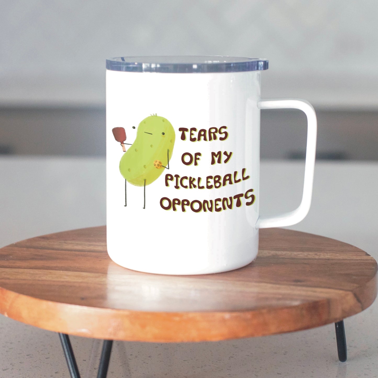 Pickleball Opponents Travel Mug